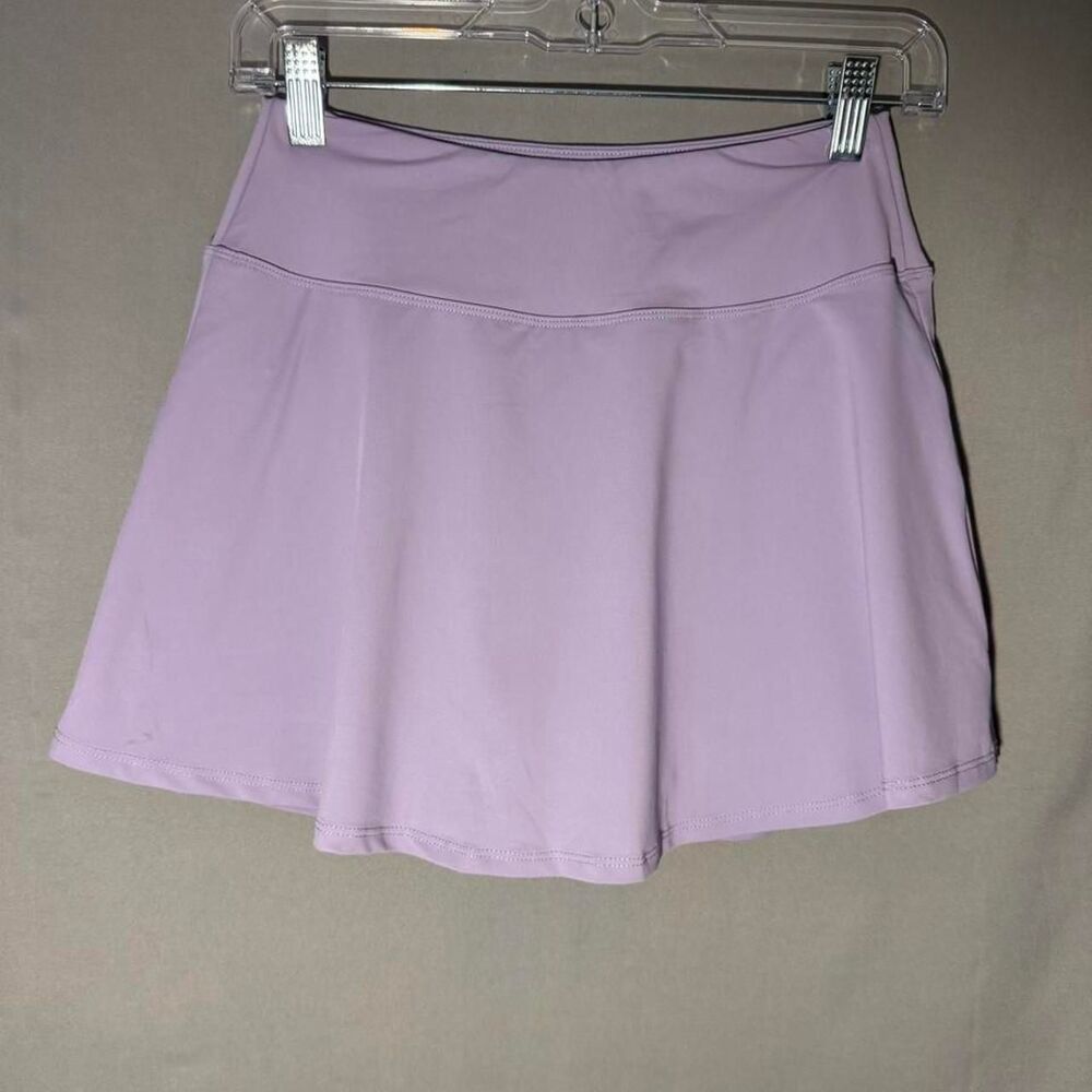 Pinspark purple tennis skirt